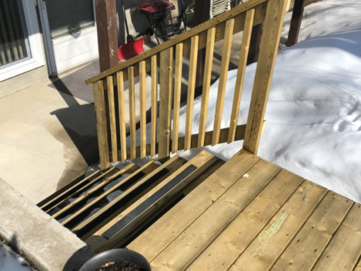 New deck or set of stairs?